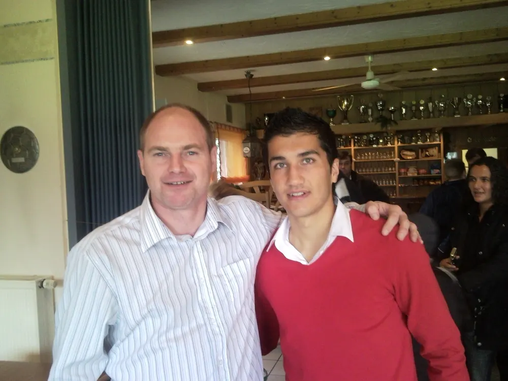 Volker Pröpper mit Nuri Sahin